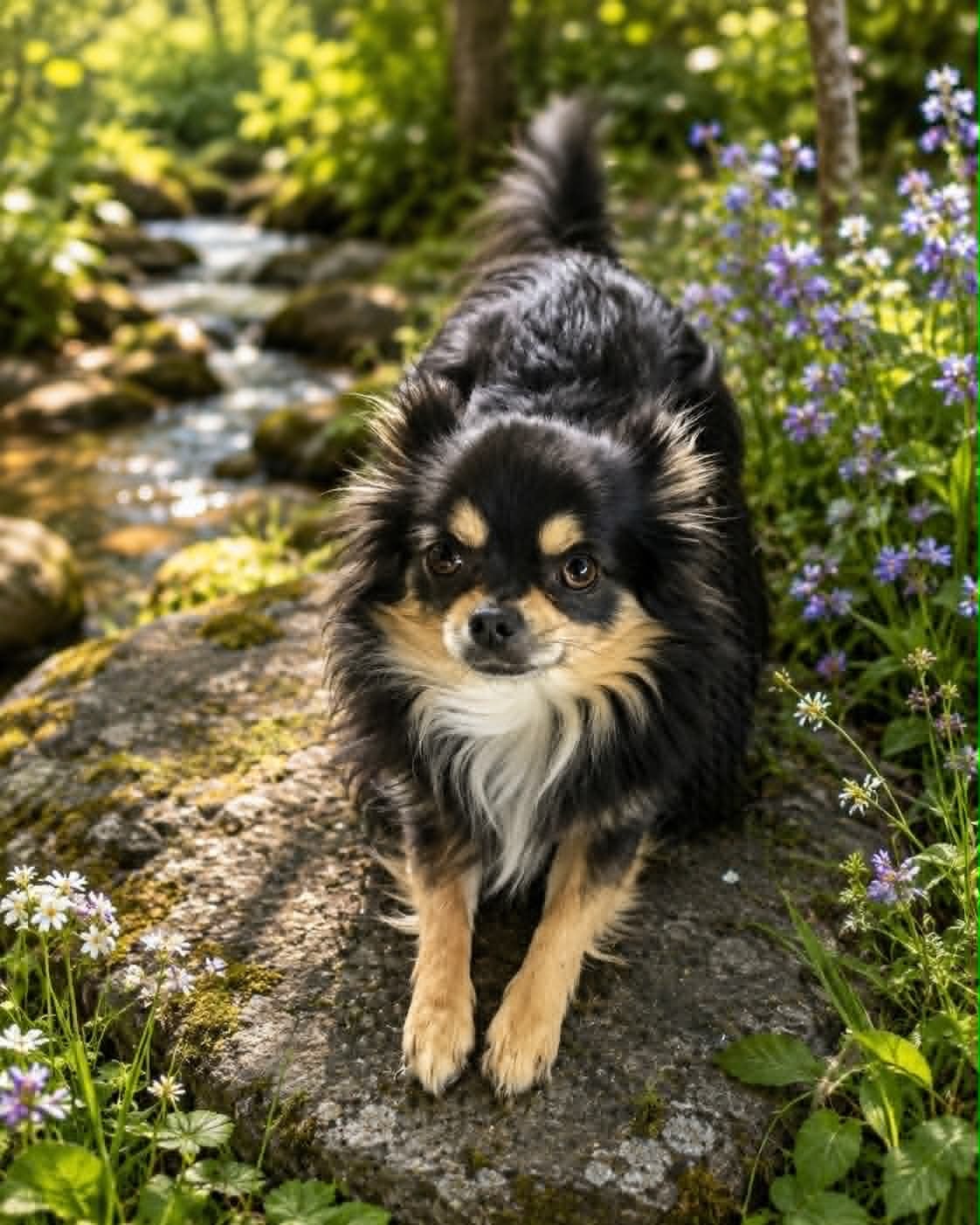 TBD — Black-tri Chihuahua